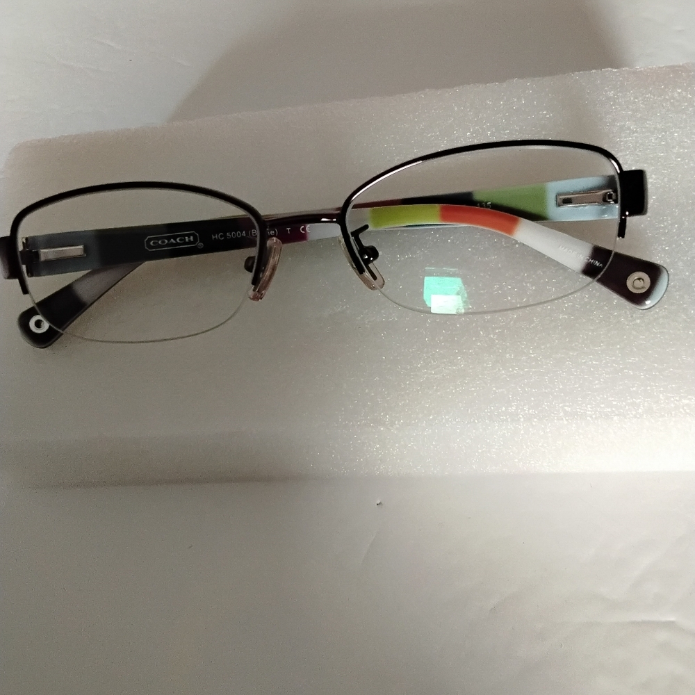 Coach HC5004 Bettie Purple Metal Semi-Rimless Glasses - Picture 3 of 3
